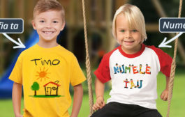 O bucurie pentru copii – un tricou personalizat