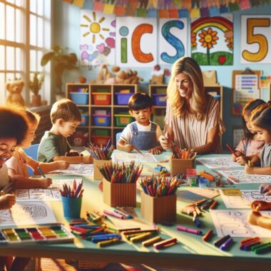 Descoperă cum paginile de colorat pot fi instrumente distractive pentru învățarea literelor și a numerelor la preșcolari